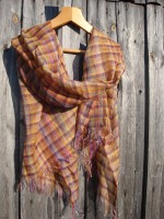 100% linen scarf