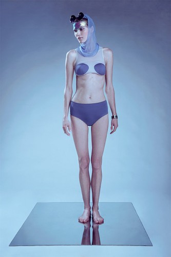 Dark purple swimwear1