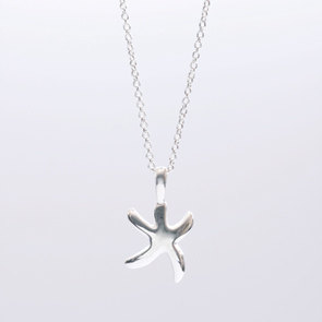 LUCK- make a wish- symbol bracelet- handmade sterling silver 925 pendant on 18cm long silver chain