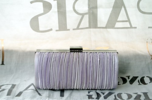 Lilac 50's Vintage Clutch