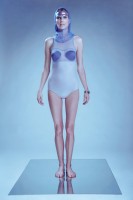 One piece purple swimsuit2