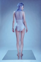 One piece purple swimsuit3