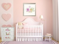 Interior of nursery.