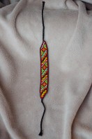 Colorful Ornament Seed Bead Bracelet