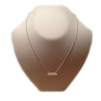 Personalized Name Necklace - sterling silver 925 pendant on 40cm long chain1